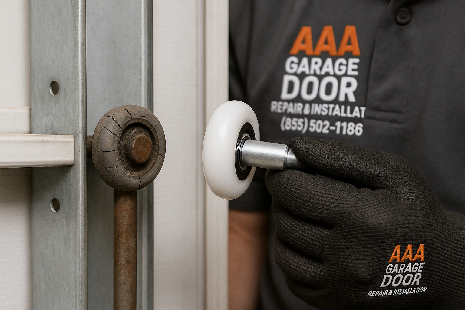 Garage Door Roller Replacement in Woburn